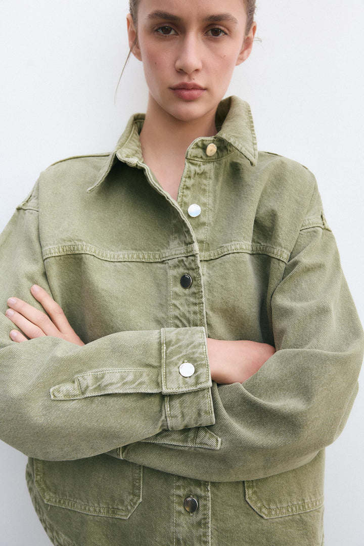 Wenara™ - Khaki Utility Outdoor Jacket
