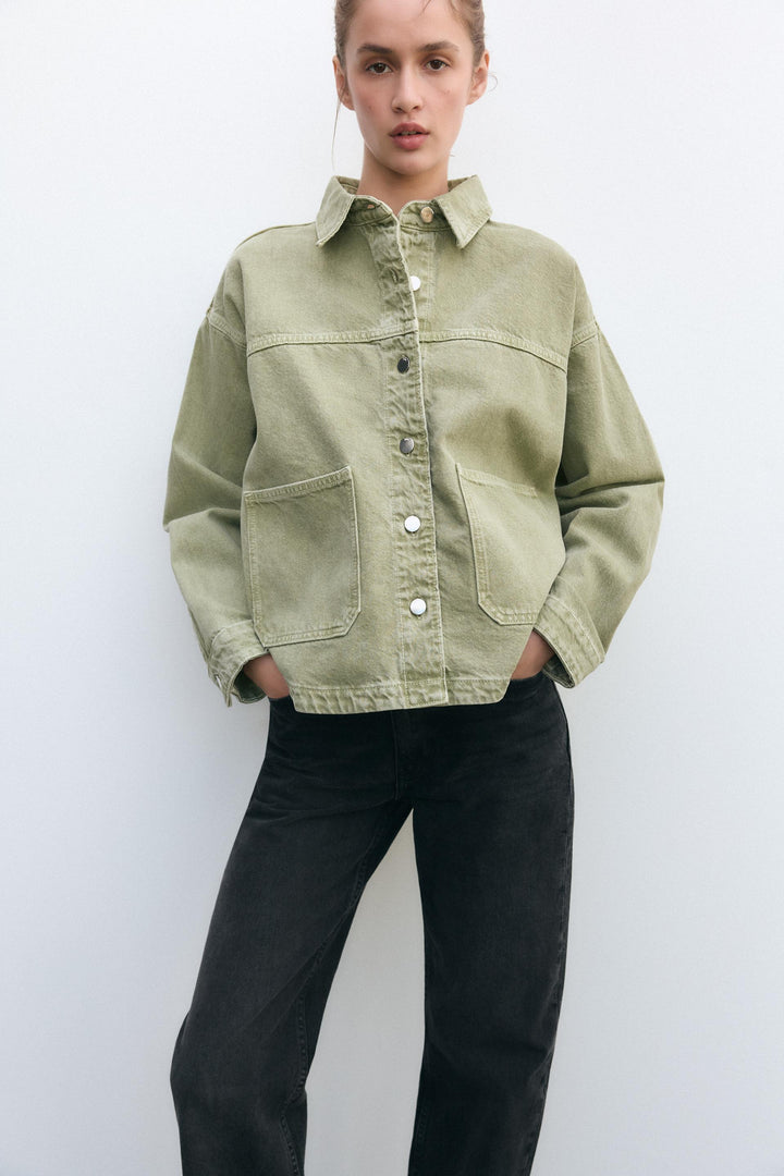 Wenara™ - Khaki Utility Outdoor Jacket