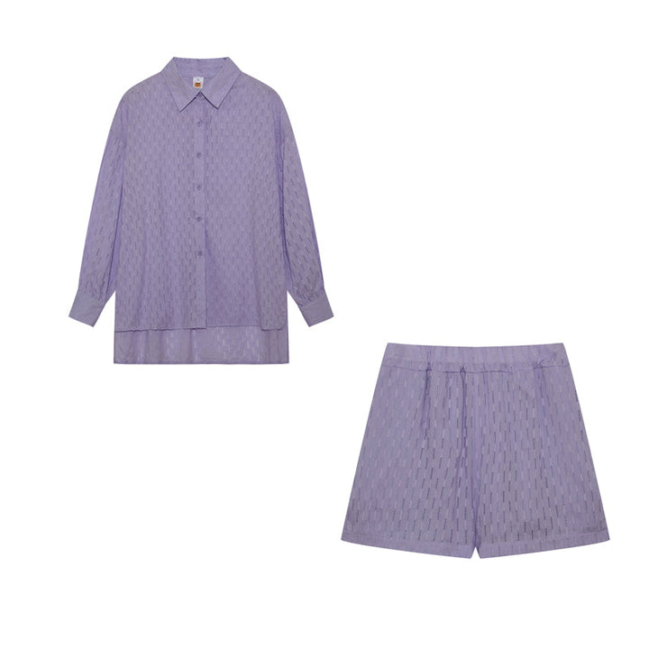 Alessia™ - Breezy Shirt And Shorts Set