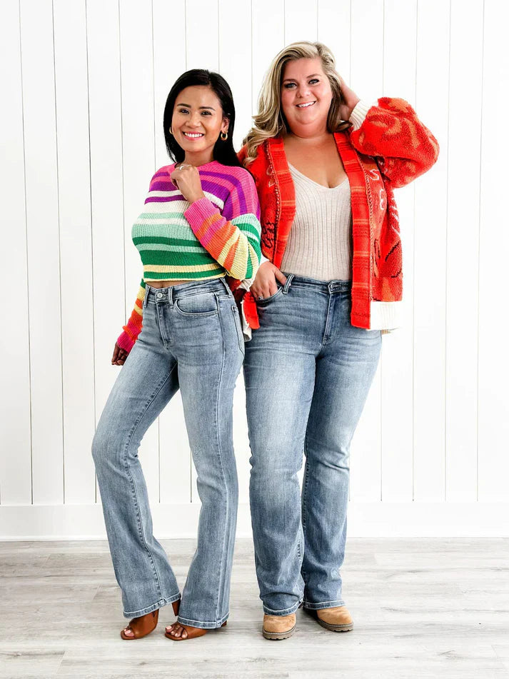 Jenvera - Bootcut Statement Denim Jeans