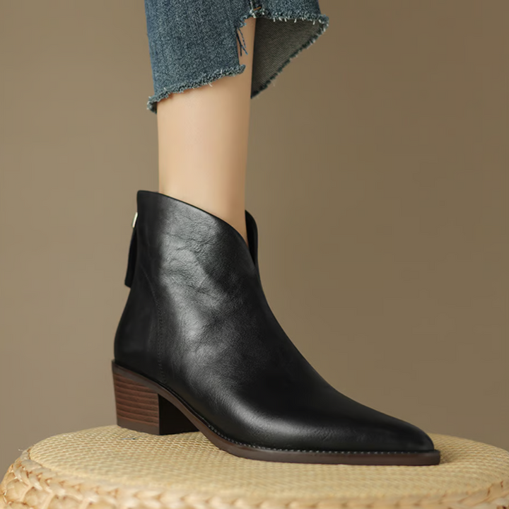 Anna & Rose | Marvella™ | Luxury Low-Heel Ankle Boots
