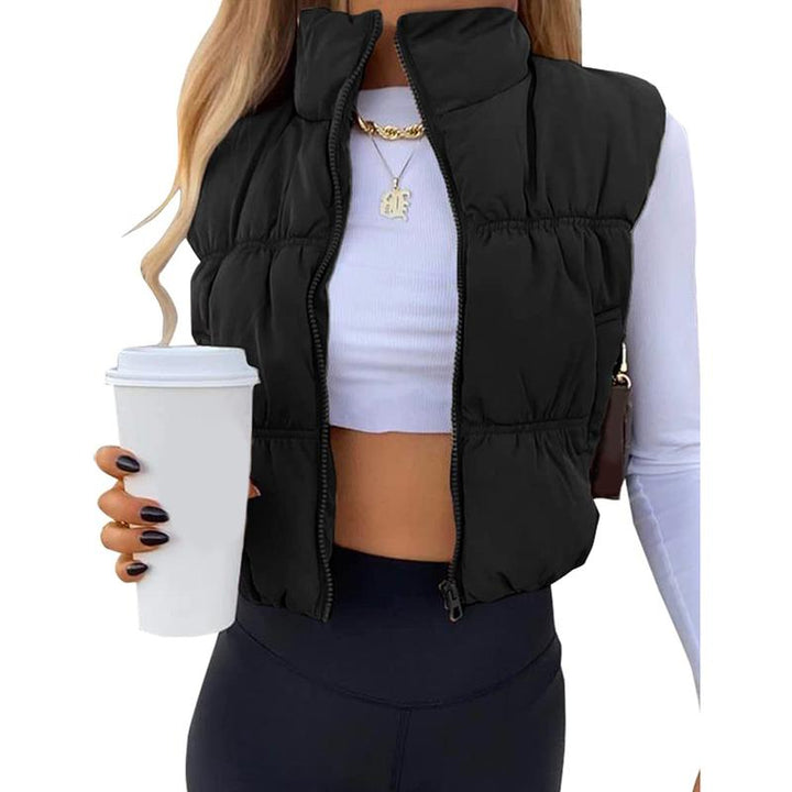 Caralyn™ - Zip-Up Stand Collar Puffer Vest