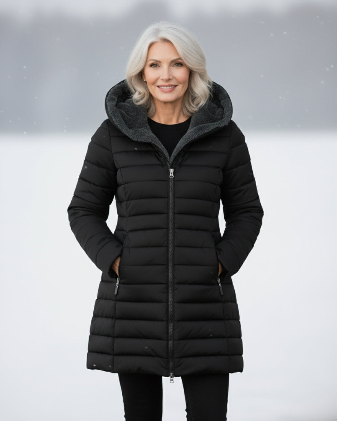 Clerelle – Fleece Lined Puffer Coat