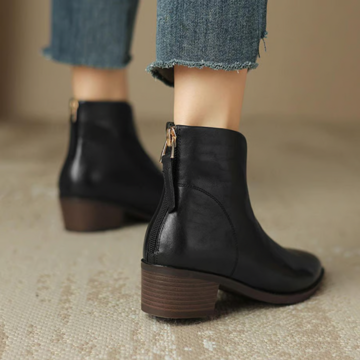 Anna & Rose | Marvella™ | Luxury Low-Heel Ankle Boots