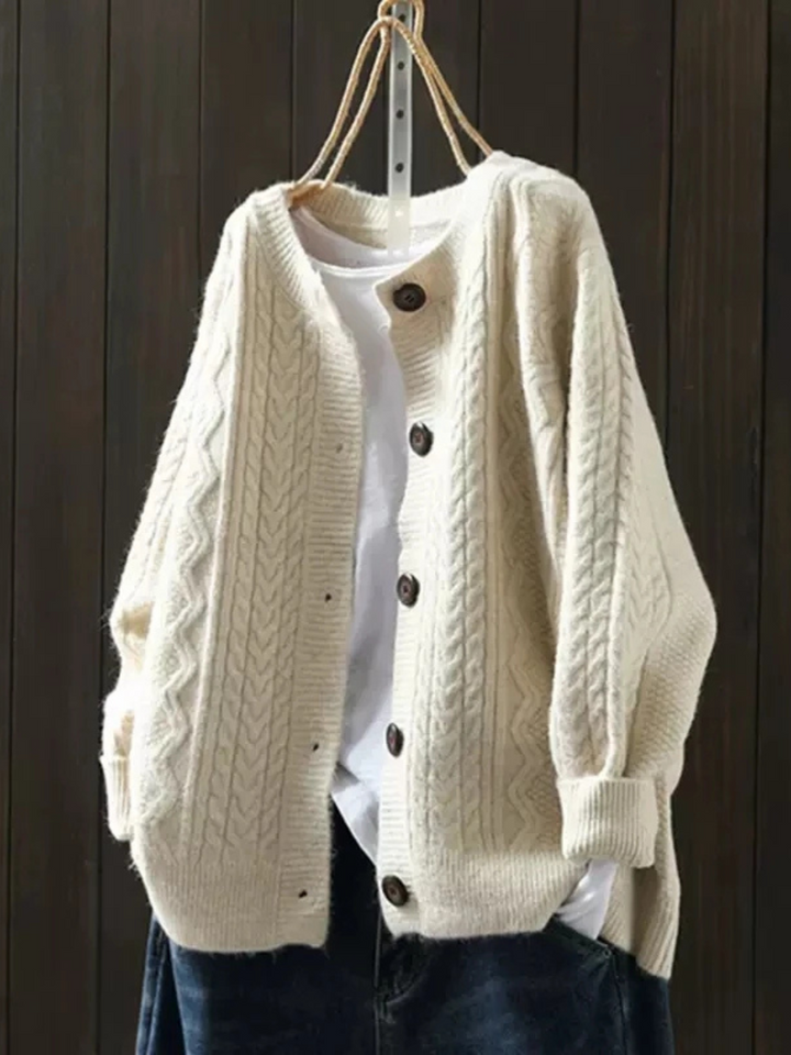 Anna & Rose | Solène™ | Cable Knit Cardigan