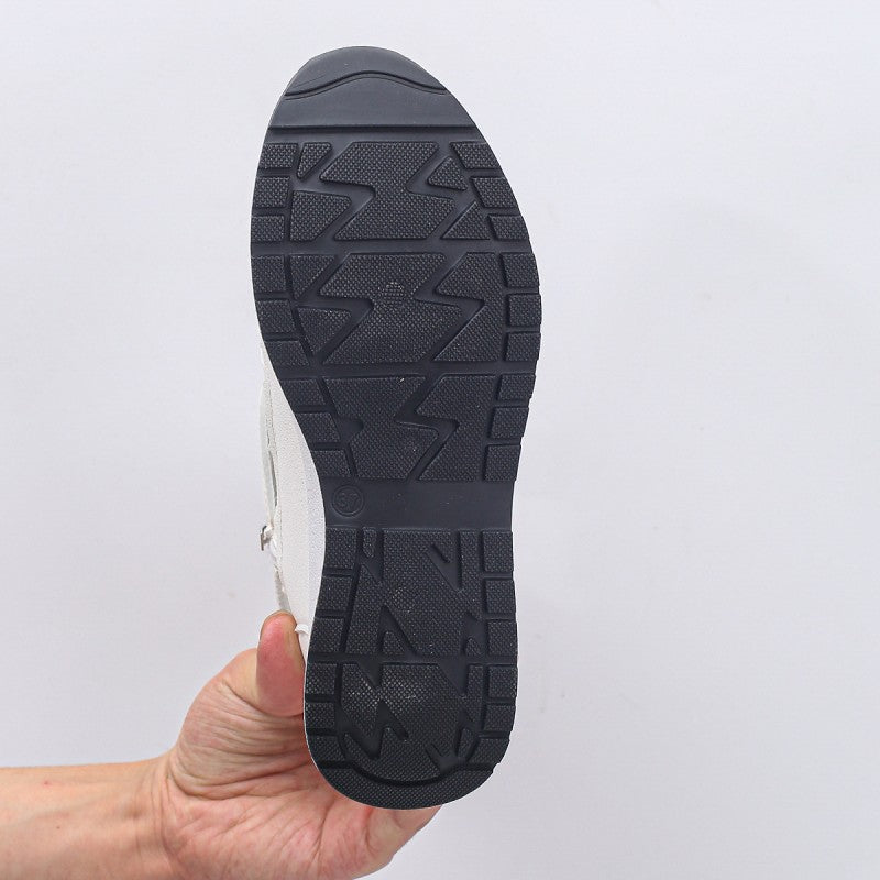 Sandrelle - Lightweight Wedge Zip Sandals