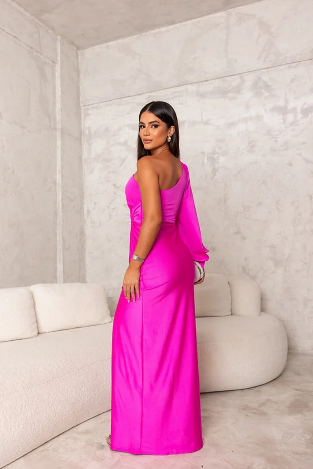 Isadora - One-Shoulder Maxi Dress