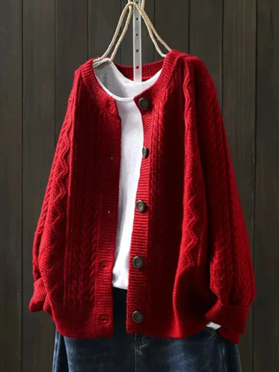 Anna & Rose | Solène™ | Cable Knit Cardigan