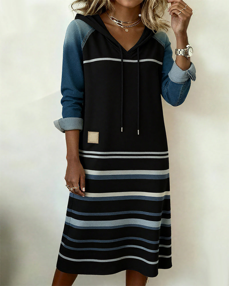 Lirielle – Striped Hooded Dress