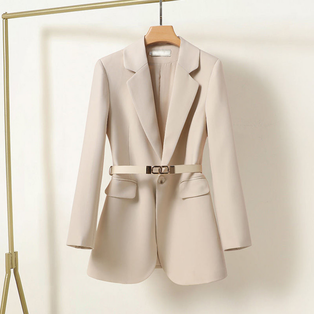 Lizara™ - Waist-Tie Tailored Blazer