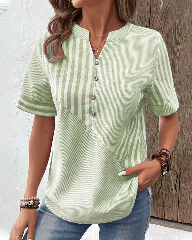 Mirelle - Soft Striped Blouse