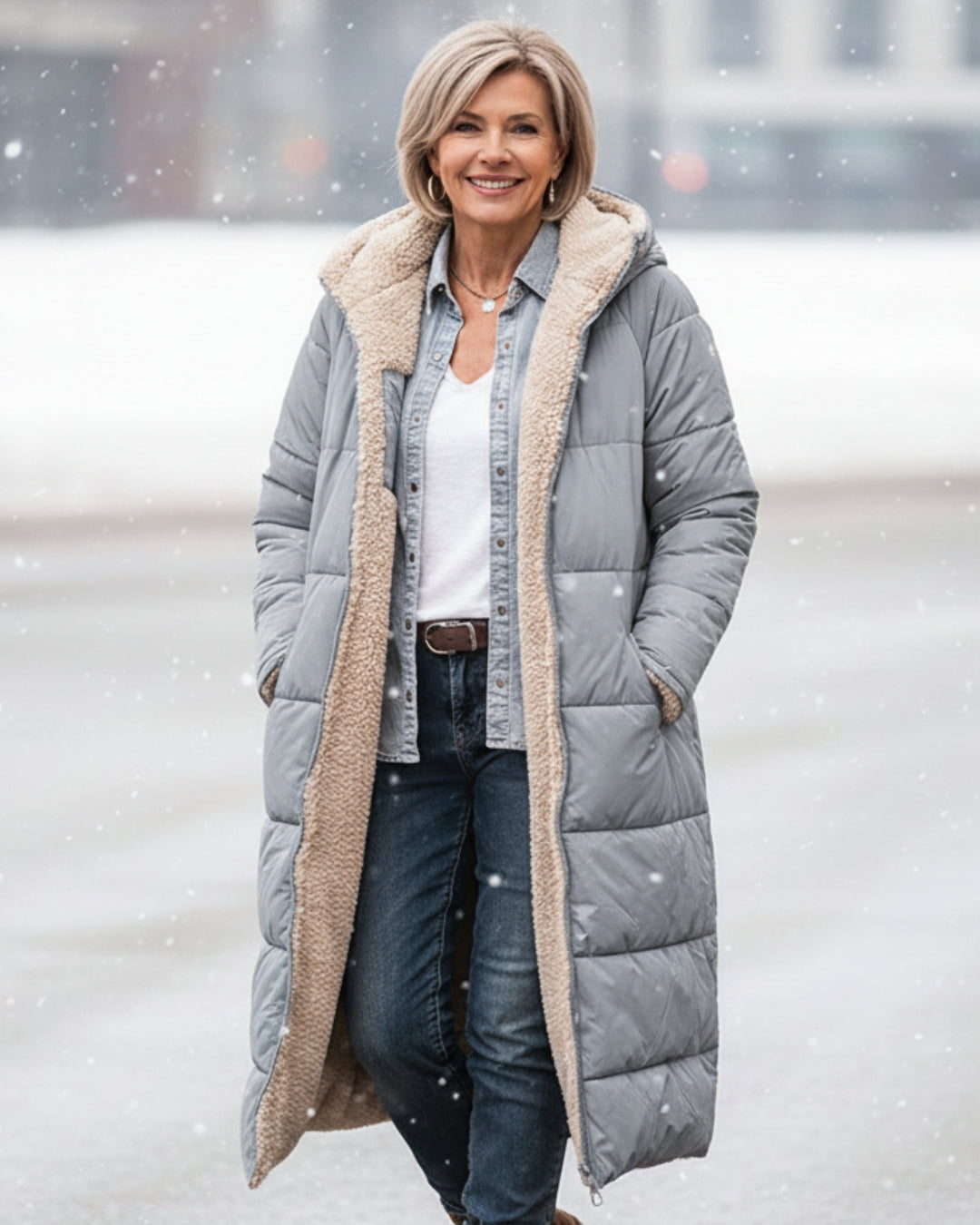 Anna & Rose | Noelle | Cozy Sherpa Winter Coat