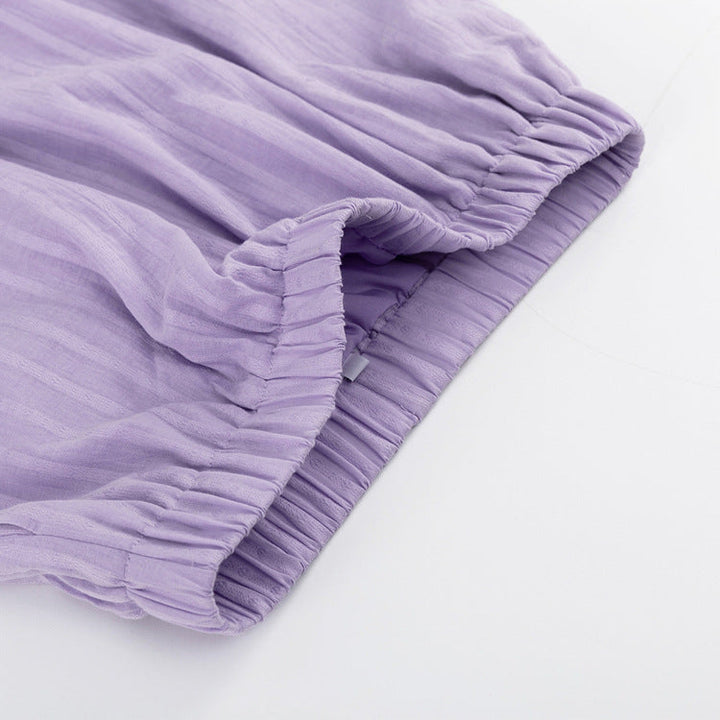 Elowyn™ - Breezy Button-Up and Shorts Set