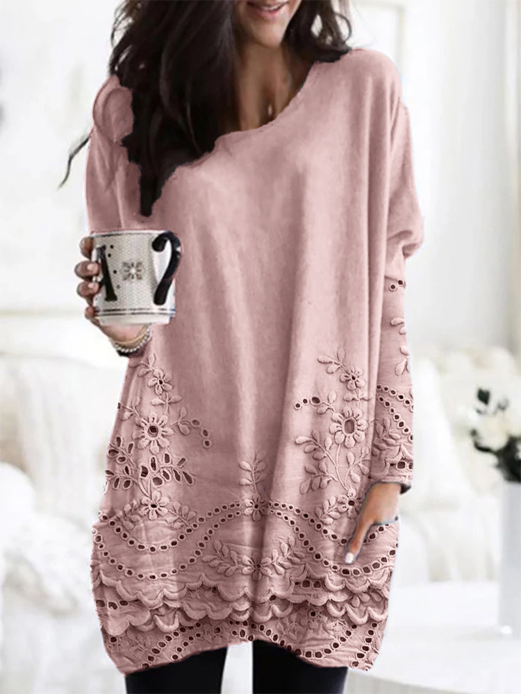 Elowyn - Cozy Printed Sweater