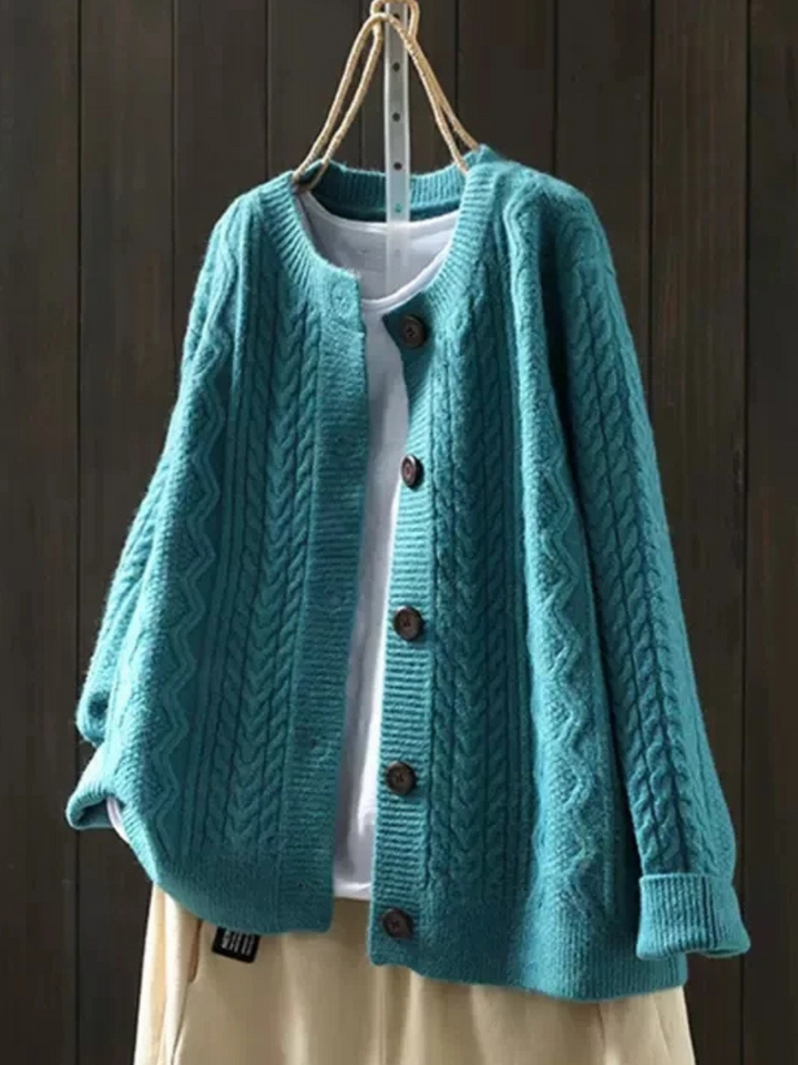 Anna & Rose | Solène™ | Cable Knit Cardigan