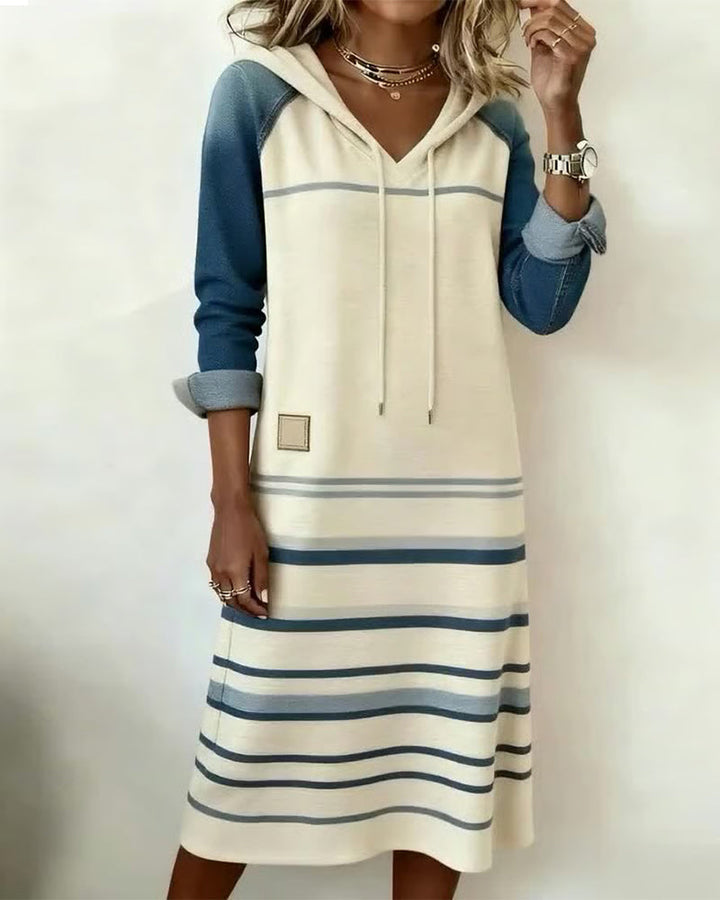 Lirielle – Striped Hooded Dress