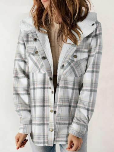 Elviera - Chic Plaid Jacket