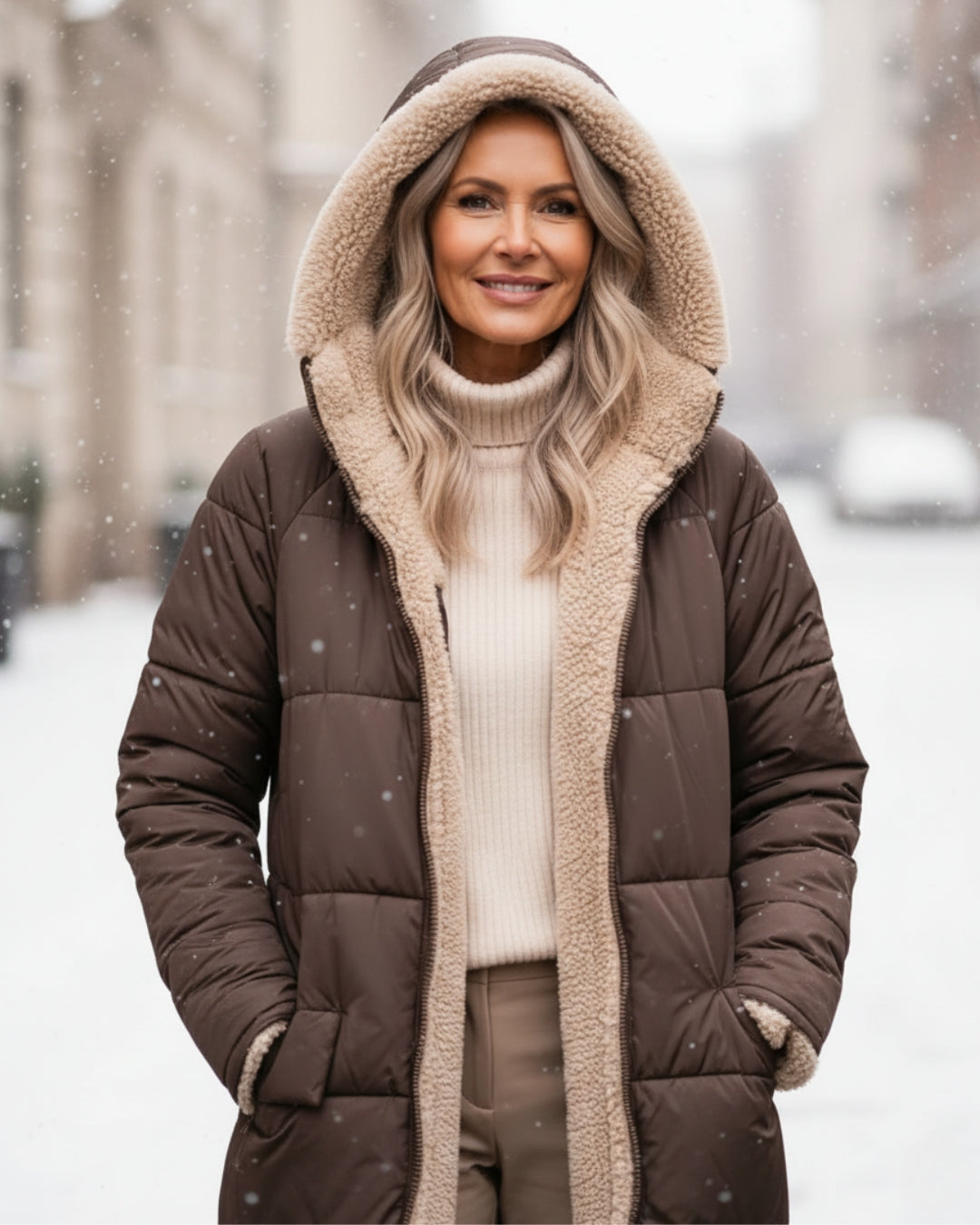 Anna & Rose | Noelle | Cozy Sherpa Winter Coat