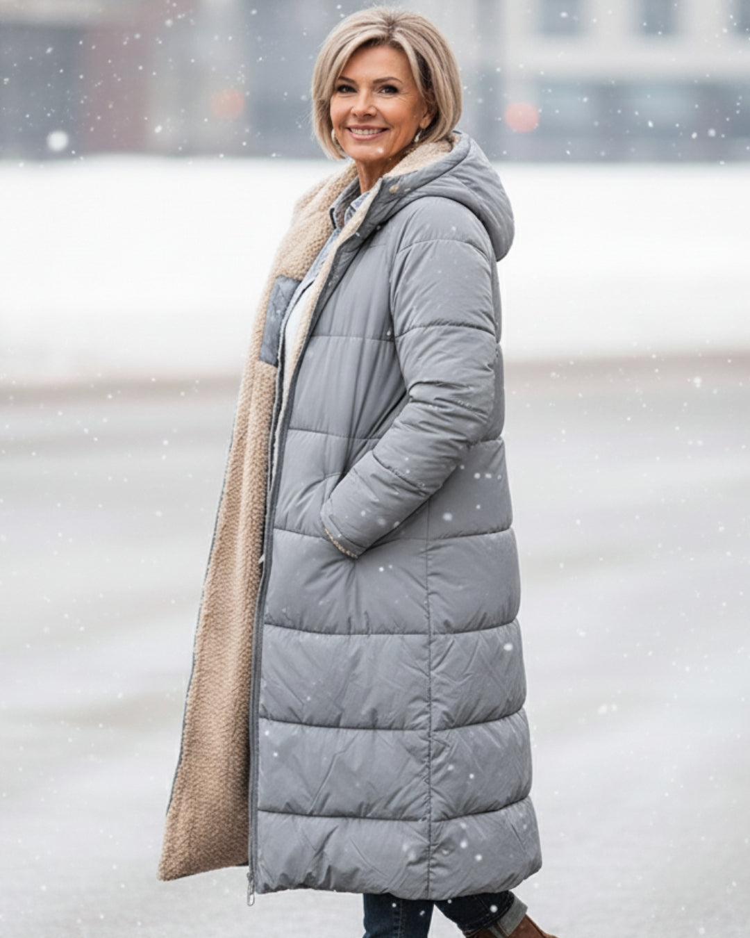 Anna & Rose | Noelle | Cozy Sherpa Winter Coat