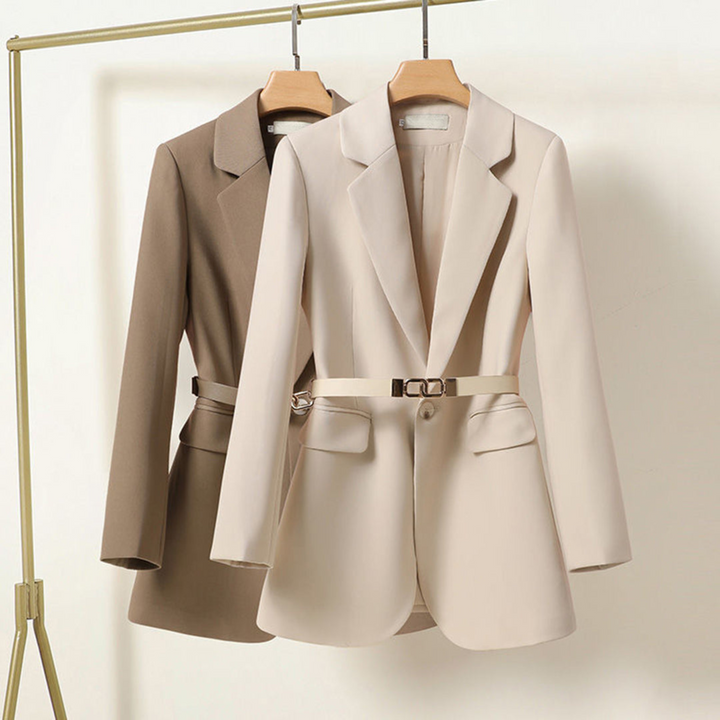 Lizara™ - Waist-Tie Tailored Blazer