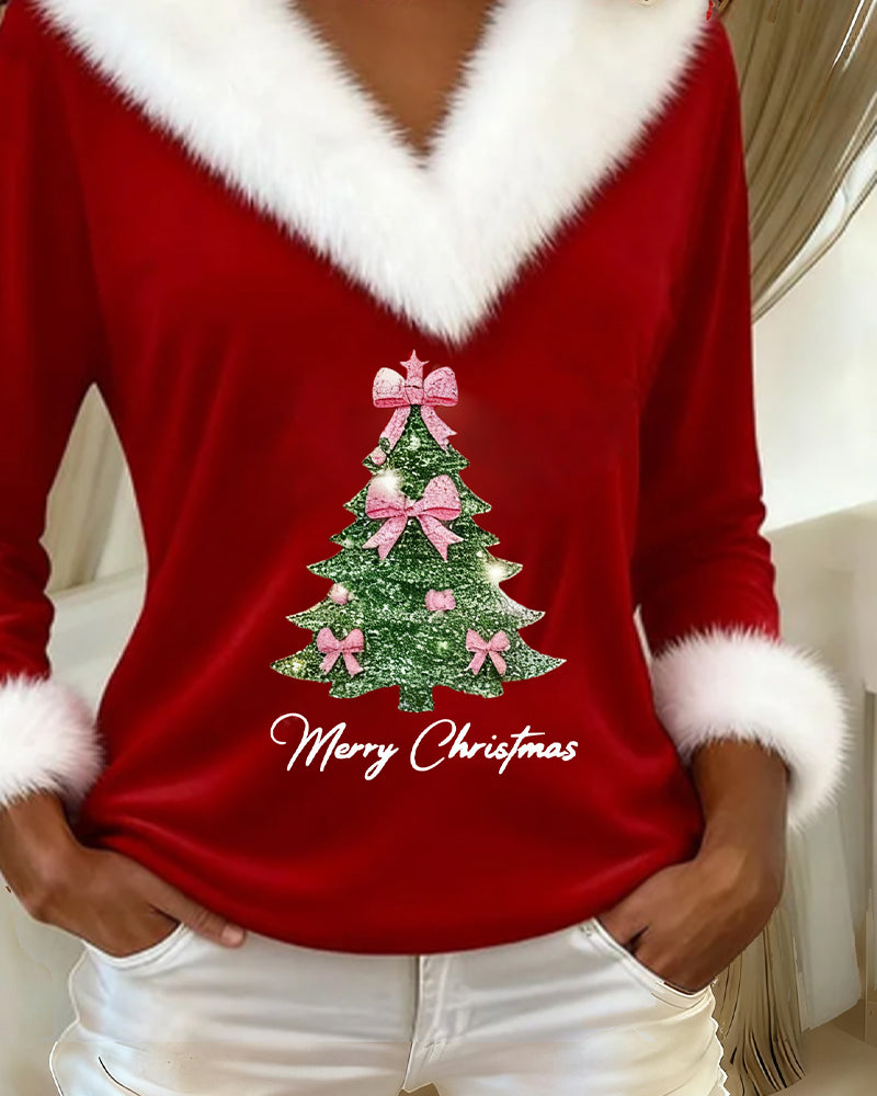 Anna & Rose | Elowynne™ | Festive Faux Fur Holiday Top