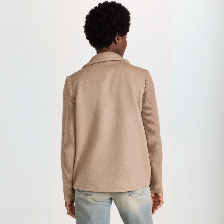 Heliora™ - Knitted Structured Blazer Coat