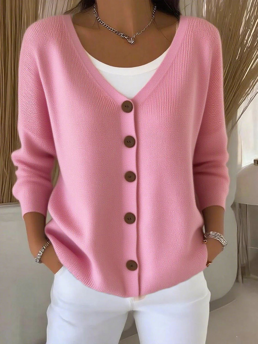 Anna & Rose | Olivia™ | Button Sweater