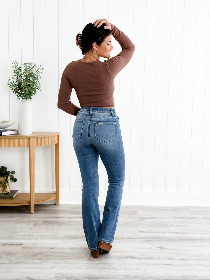 Jenvera - Bootcut Statement Denim Jeans