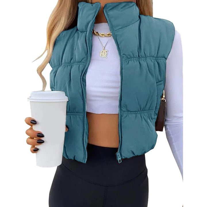 Caralyn™ - Zip-Up Stand Collar Puffer Vest