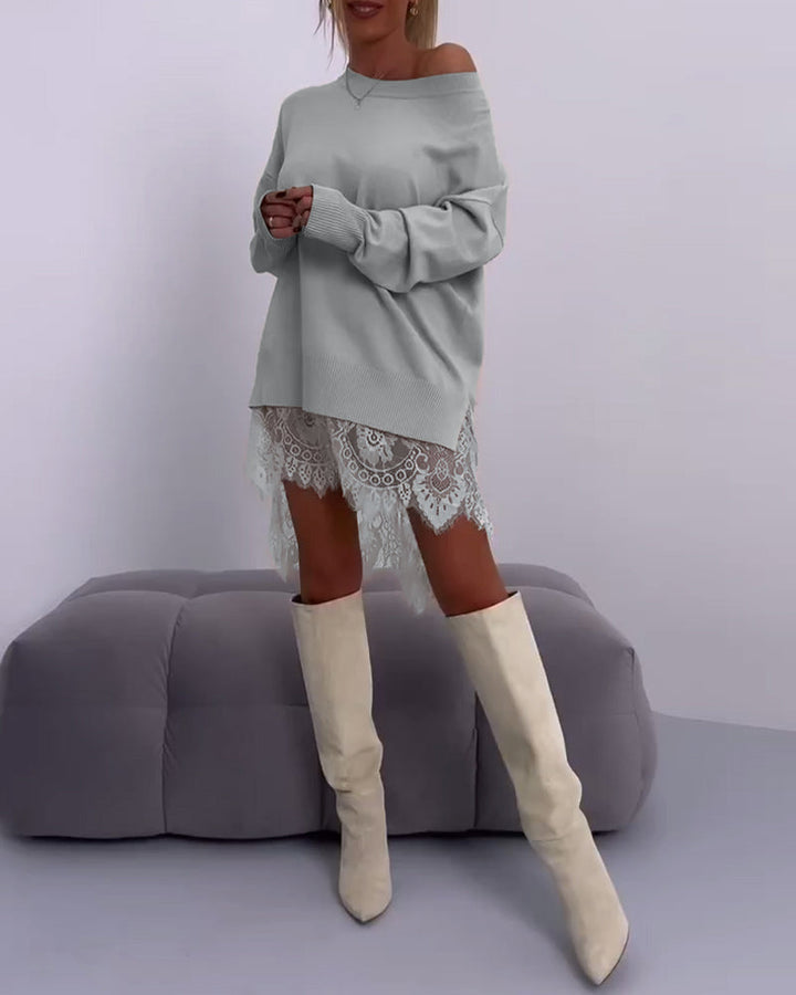 Angelira™ - Off-Shoulder Knit Dress