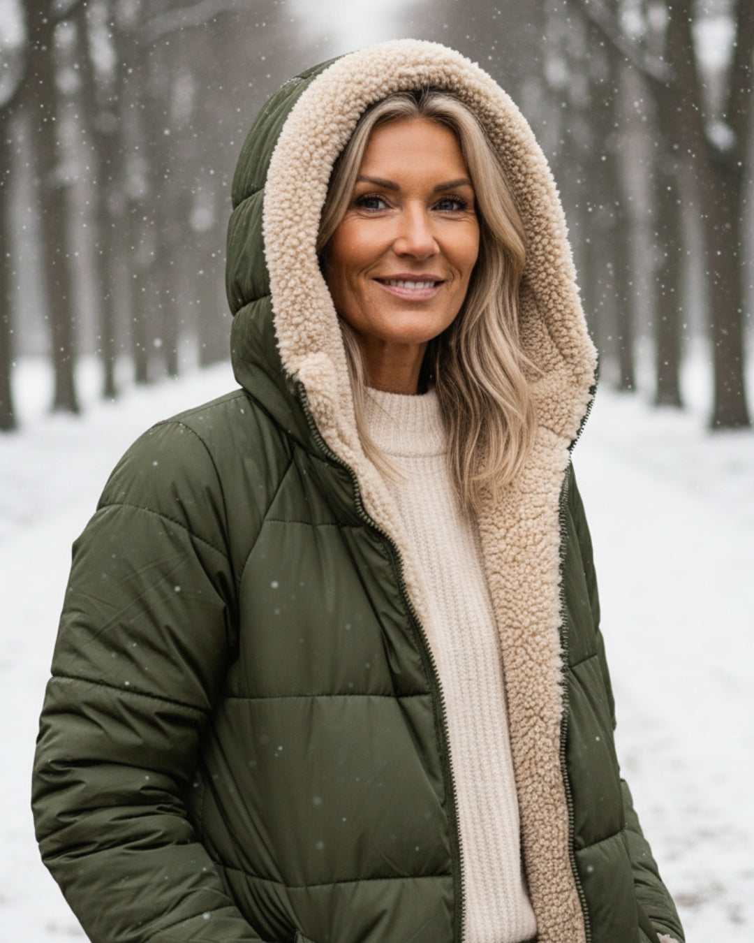 Anna & Rose | Noelle | Cozy Sherpa Winter Coat