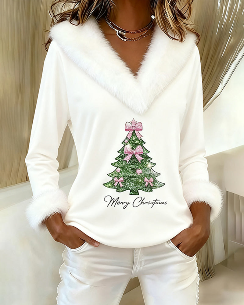 Anna & Rose | Elowynne™ | Festive Faux Fur Holiday Top