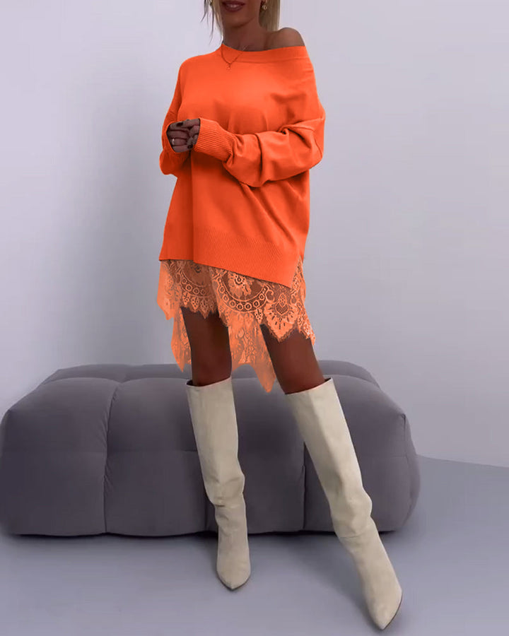 Angelira™ - Off-Shoulder Knit Dress