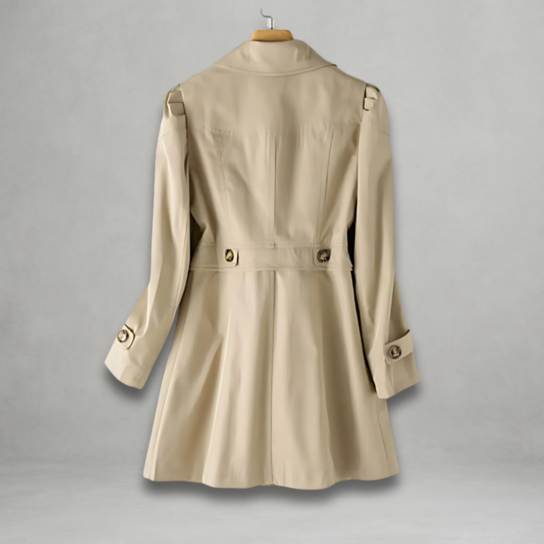 Jamira – Elegant Autumn Trench Coat