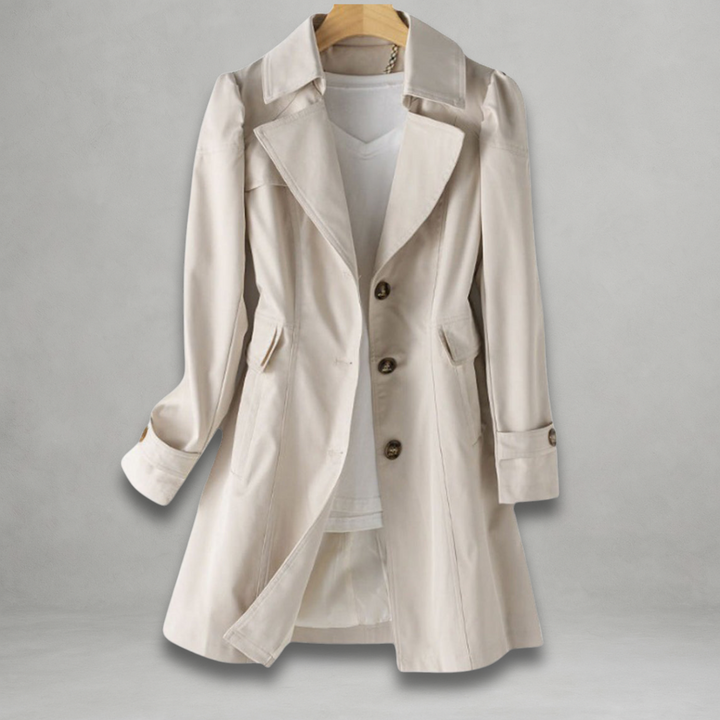 Jamira – Elegant Autumn Trench Coat