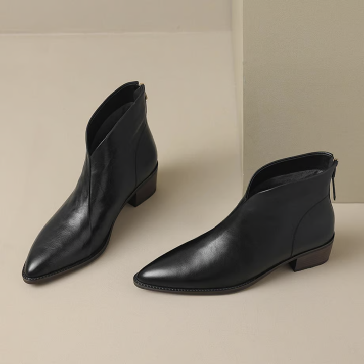Anna & Rose | Marvella™ | Luxury Low-Heel Ankle Boots
