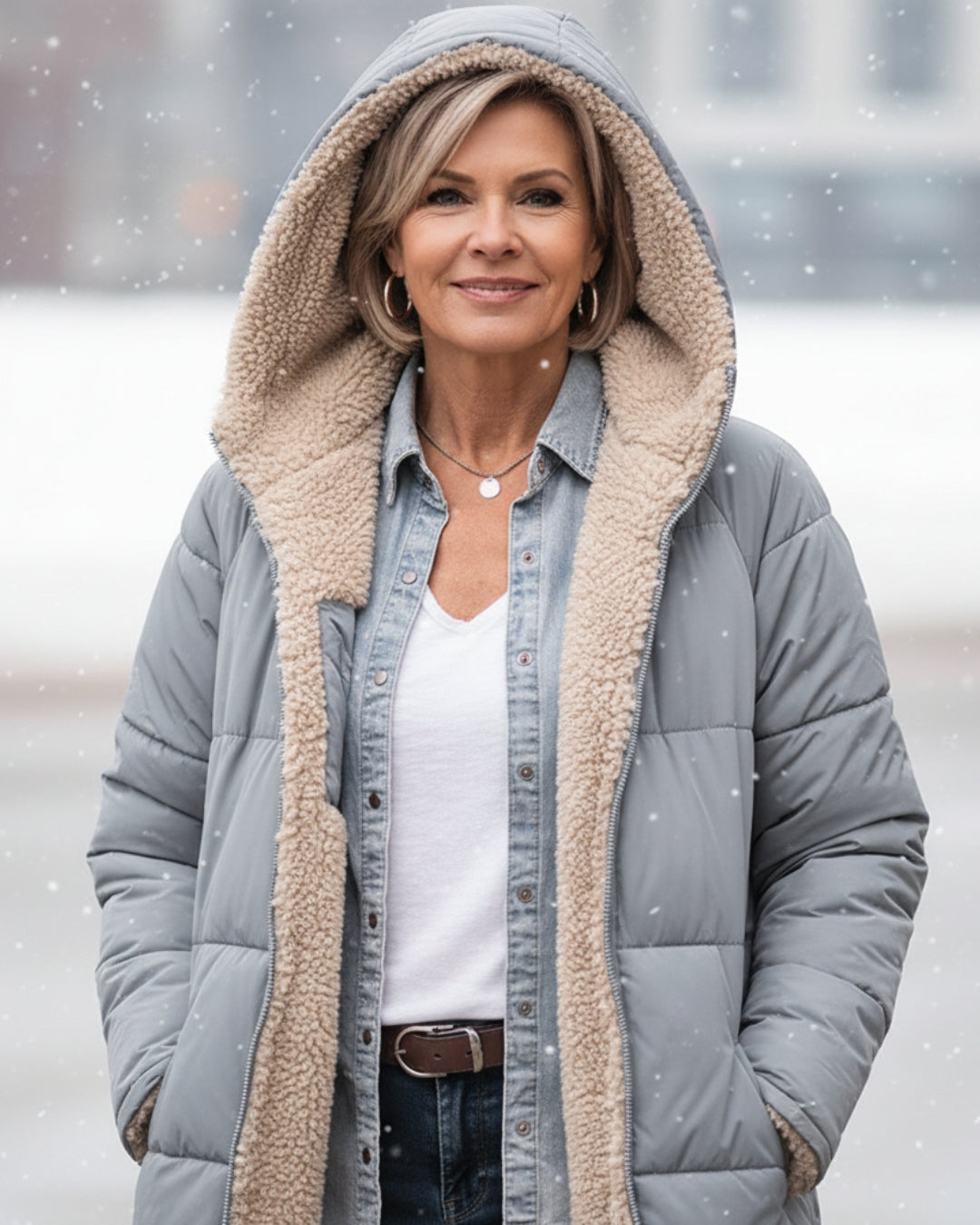 Anna & Rose | Noelle | Cozy Sherpa Winter Coat