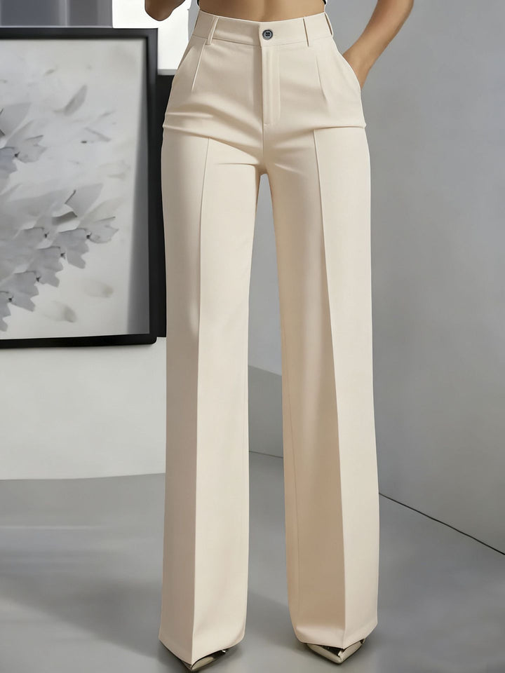 Alora - High-Waisted Women's Trousers
