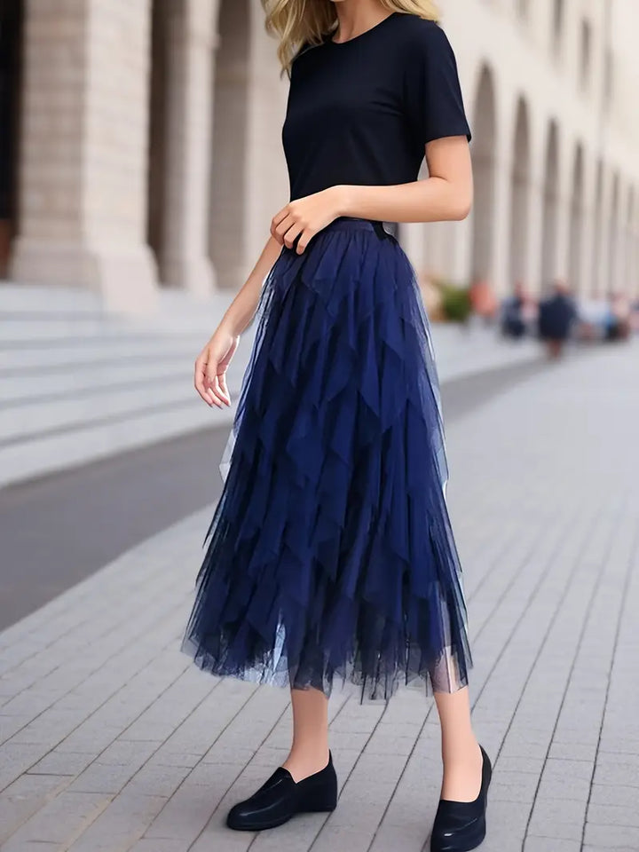 Elara™ - Stylish Mesh Layered Tutu Skirt