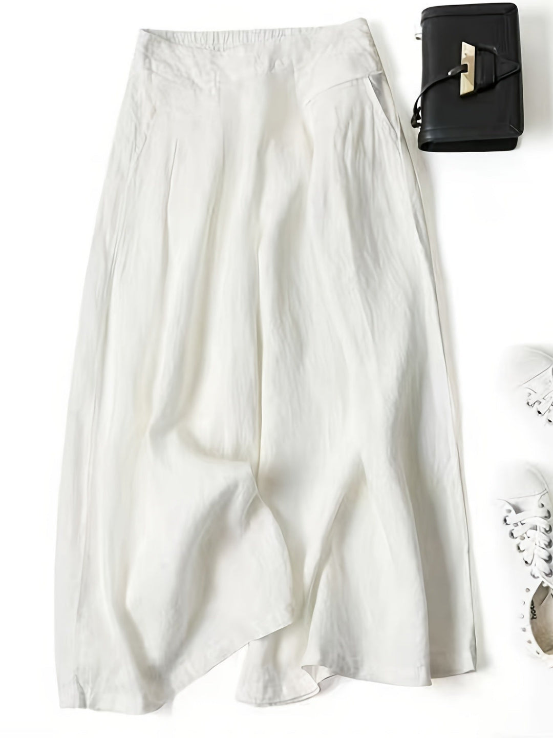 Aria™ - Comfortable Wide-Leg Capri Pants