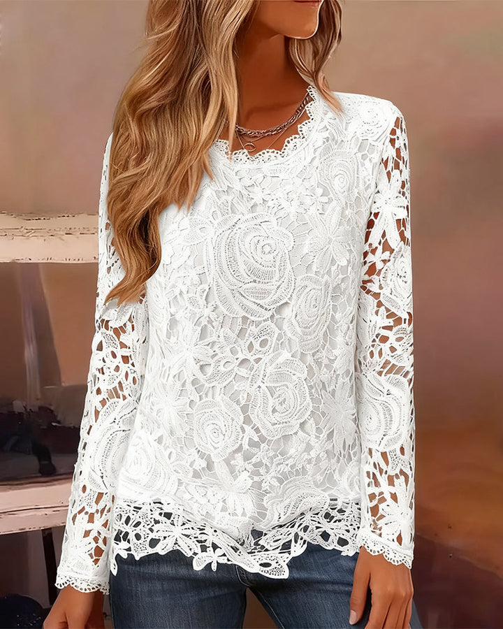 Elowen - Timeless Lace Blouse