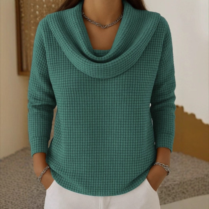 Calira - Warm Waffle Knit Sweater
