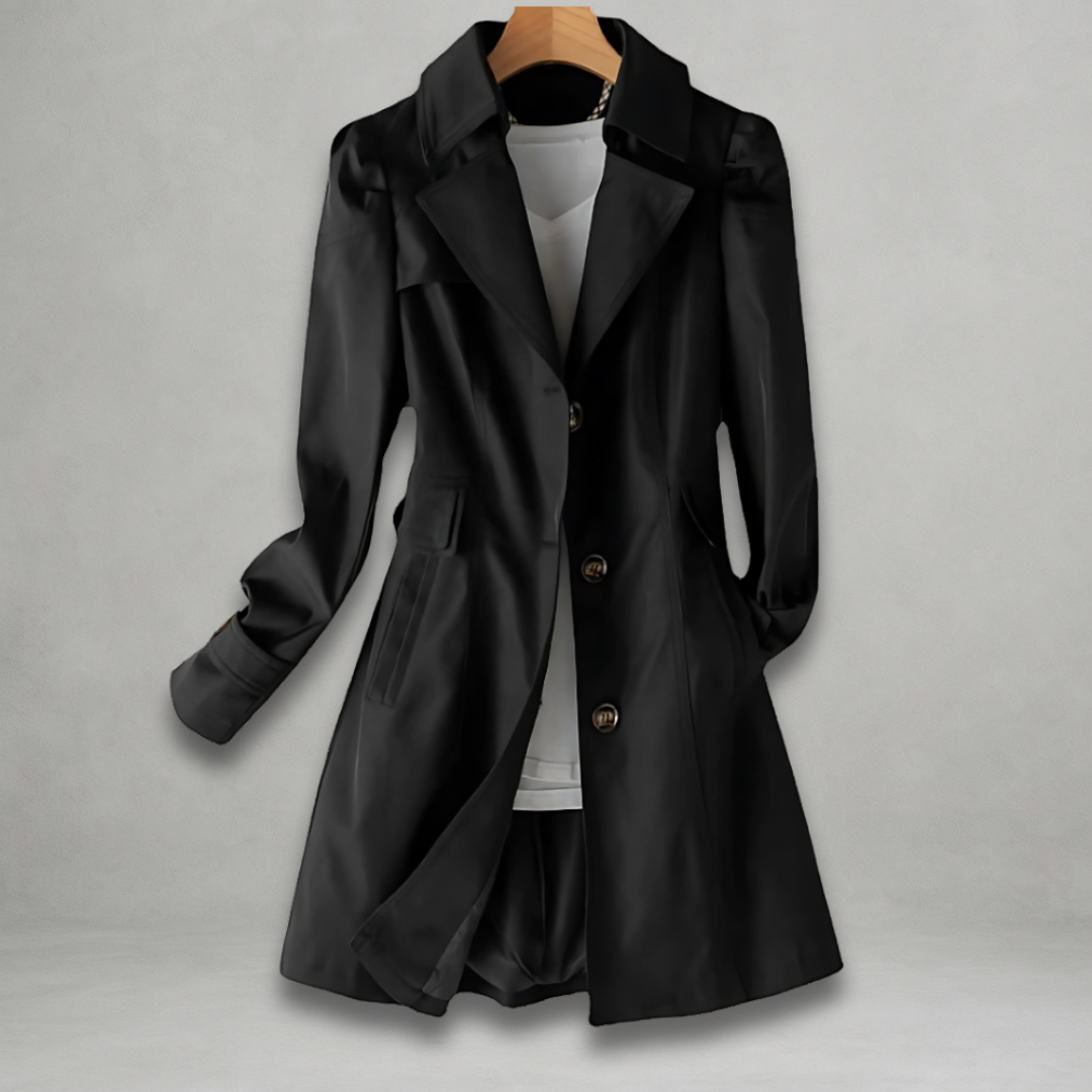 Jamira – Elegant Autumn Trench Coat
