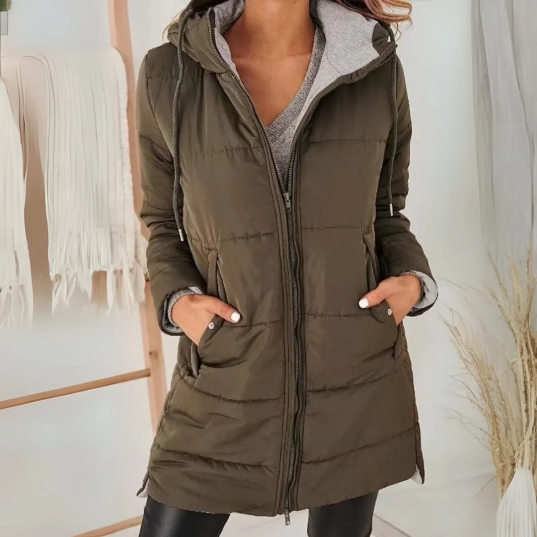 Anna & Rose | Averine™ | Casual Hooded Puffer Down Jacket