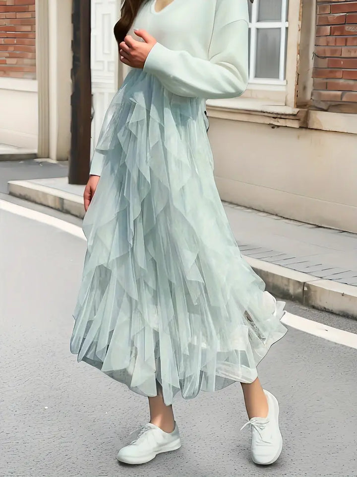 Elara™ - Stylish Mesh Layered Tutu Skirt