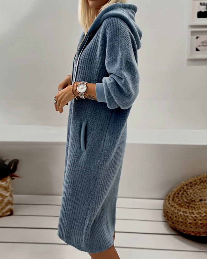 Havielle – Honeycomb Fleece Dress