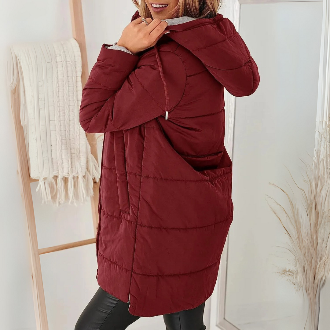 Anna & Rose | Averine™ | Casual Hooded Puffer Down Jacket