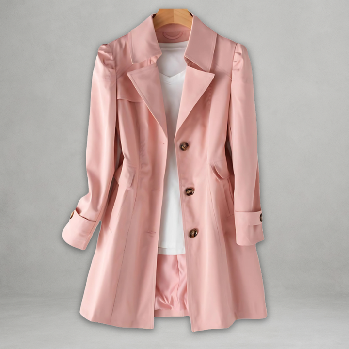 Jamira – Elegant Autumn Trench Coat