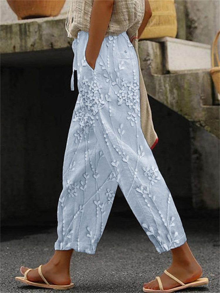 Serena™ - Vine Printed Trousers