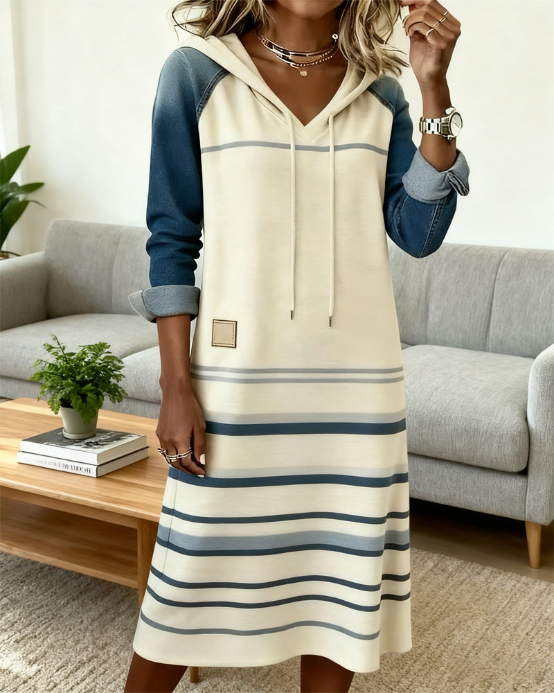 Lirielle – Striped Hooded Dress